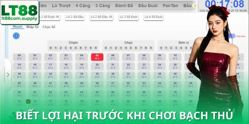 Ưu và nhược điểm khi cược lô bạch thủ bạn cần biết
