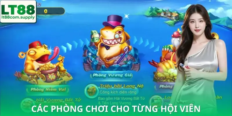 Danh sách phòng chơi bắn cá xèng từ tân binh đến lão làng
