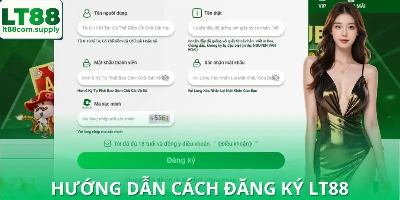 Hướng dẫn từng bước đăng ký LT88